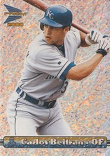 2000 Pacific Prism Baseball Texture Silver #67 Carlos Beltran