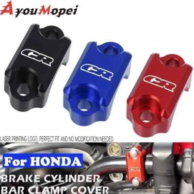 For HONDA CR80R CR85R CR 125R CR 250R 2007 CNC Brake Master Cylinder Clamp Cover - Image 1 of 4
