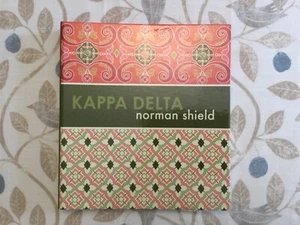 2013-14 Kappa Delta Schwesternschaft normannisches Schild Versprechen Handbuch Mappe Ressourcenpolitik - Bild 1 von 9