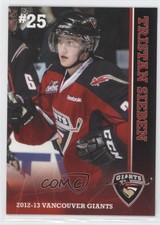 2012-13 Vancouver Giants Team Issue Tristan Sieben #25