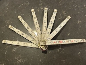 Lufkin Vintage Nº Cinta métrica de madera plegable 068F carpintería carpintería - Imagen 1 de 6