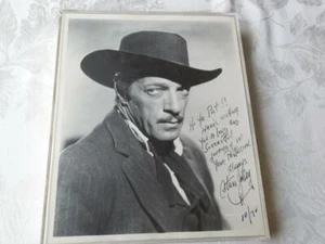 I.Stanford Jolley Western Hollywood Bad Guy Foto Vintage Firmada a Mano Autógrafo - Imagen 1 de 2