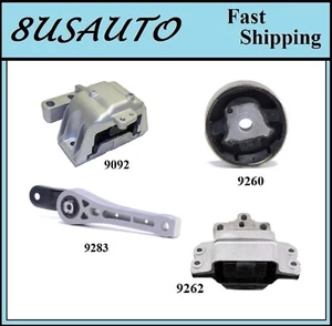 4PCS MOTOR & TRANS MOUNT FIT VOLKSWAGEN EOS 2007-2016, GTI 2006-2014 2.0L - Picture 1 of 6