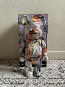 MEDICOM TOY Bearbrick Basquiat Warhol 400% Be@rbrick - Neuf - Foto 1 di 10