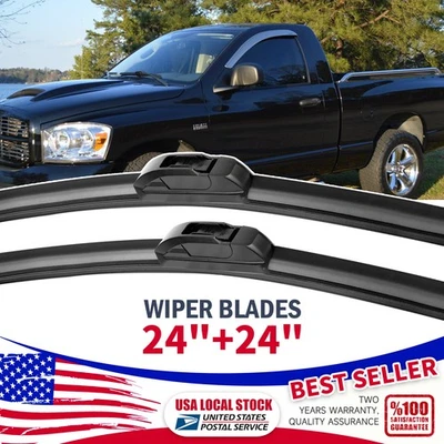 OEM Replace quality 24''+24''Wiper Windshield Blade FOR 2002-2008 DODGE RAM 3500 — 第 1/4 张图片