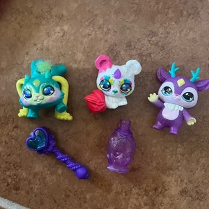 Magic Mixies Mixlings, Lot of 5 Crystal Woods Gremin Gexi Glow - Picture 1 of 1