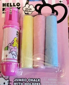 Sanrio HELLO & FRIENDS JUMBO KREIDE mit HALTER - neu versiegelt US-Verkäufer - Bild 1 von 1