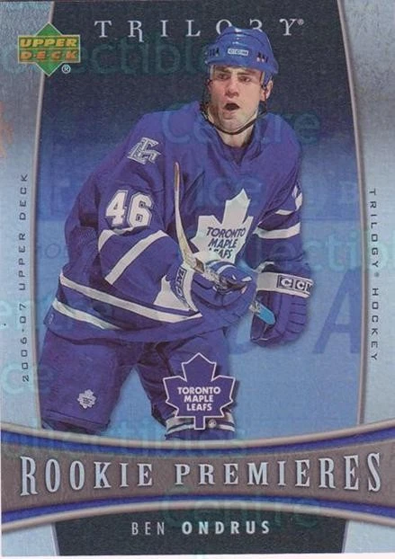 2006-07 UD Trilogy #154 Ben Ondrus - Image 1 of 1