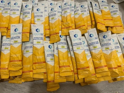 Liquid I.V. Hydration Multiplier+ Immune Support, Tangerine, 45 Sticks EXP 2025 - Image 1 of 2