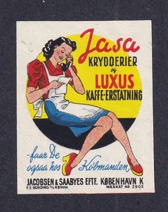 Denmark Poster Stamp  JASA COFFE ROASTER - Picture 1 of 1