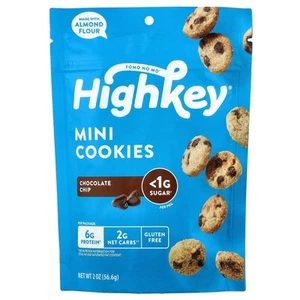 Mini Cookies, Chocolate Chip, 2 oz (56.6 g) - Picture 1 of 2