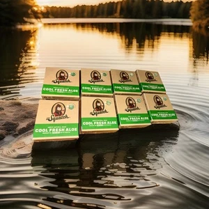 ( Pack of 8 ) Dr. Squatch Cool Fresh Aloe Zero Grit | 5 Oz | FREE SHIPPING - Picture 1 of 2