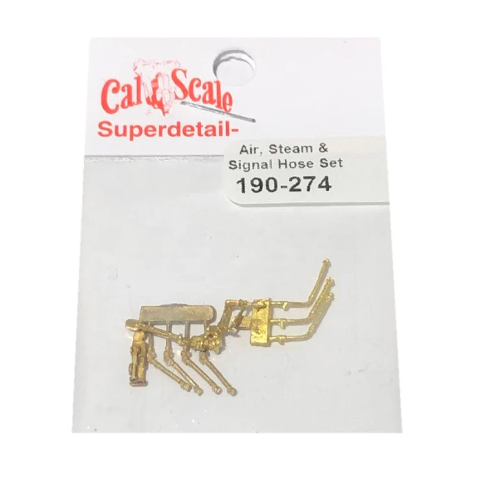 NUEVO Cal Scale 190-274 Pasajero Aire/Señal/Líneas de Vapor Loco & Tender Latón HO Foto 1 de 1