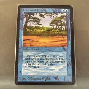 Phantasmal Terrain Alpha Edition MTG NM - Picture 1 of 2