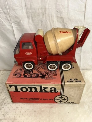Mezclador de cemento Tonka años 60 #620 con caja original, excelente estado Foto 1 de 4
