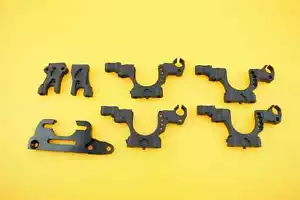 3Racing S64 Bulkhead Set Motor Mount SAK-AS614 Advance Sakura S-64 USA SHIP - Picture 1 of 2