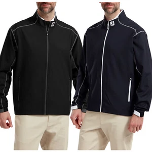 FootJoy Mens Windshirt Golf Jacket Full Zip Windproof Top Water Repellent - Picture 1 of 9