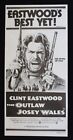 THE OUTLAW JOSEY WALES Original Australian daybill movie poster Clint Eastwood