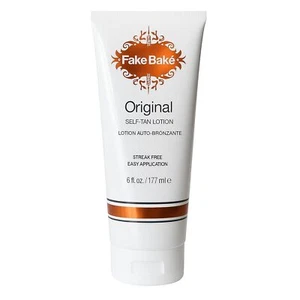 Fake Bake Original Self-Tanning Lotion Lasting Natural Looking Sunless Tanner - Picture 1 of 3