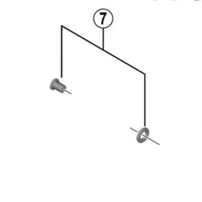 SHIMANO CUES FC-U8000 Crankset Chainring Fixing Screw and Spacer -?Y0R998040 - Image 1 of 2