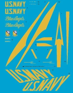 Peddinghaus Decals 1/32 3136 US Marine Phantom " Bleu Angels " N°1 - Photo 1 sur 1