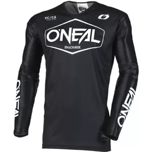 Camicia ONEAL 2025 Mayhem HEXX Adulto Taglia Large Colore Nero Bianco Mx Motocross - Foto 1 di 2