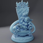 Goblin Queen in Throne | Fantasy Queens | Fantasy Miniature | Twin Goddess Minia