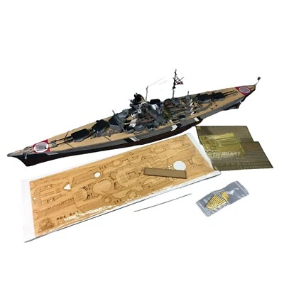 1/350 Scale Bismarck Upgrade Set Modell Wooden Deck Brass Barrel PE CYE013B Neu - Bild 1 von 4