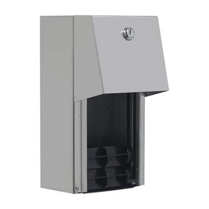 GEORGIA-PACIFIC 57893 Stainless Steel Toilet Paper Dispenser Covered Two-Roll - Picture 1 of 8