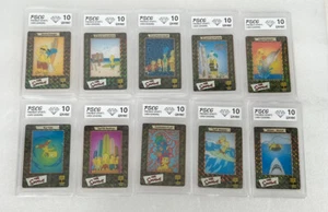 The Simpsons RARE 2000 Artbox Filmcardz Film Cel Insert Full Set 1-10 Card PSCG - Picture 1 of 11
