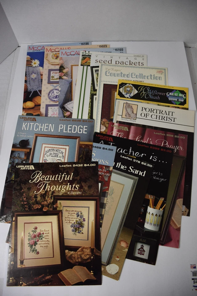 LEISURE ARTS Cross Stitch Patterns, Leaflets  Booklet  ~YOU PICK~ Home Theme - Image 1 of 1