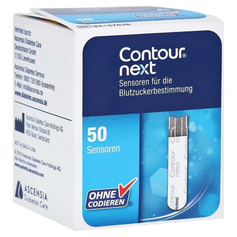 Contour NEXT Blutzucker-Teststreifen - 50 Stück