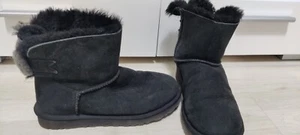 UGG Boots Schwarz Graue Schleife 39 - Bild 1 von 7