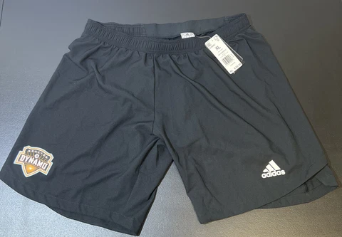 Adidas MLS Houston Dynamo Aeroready Soccer Shorts Black EH8640 Mens Size XL NWT Cover