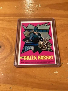 1966 Topps The Green Hornet Sticker Card # 32 Green Hornet - Picture 1 of 2