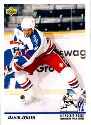 1992-93 Upper Deck #379 David Jensen - Image 1 of 2