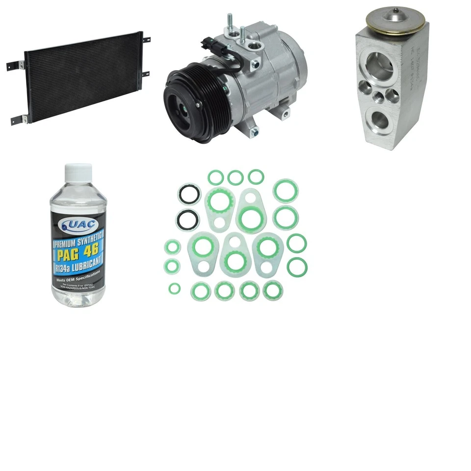 Kit de compresor de aire acondicionado UAC 2012 2013 2014 para Ford F-450 Super Duty 2011-2015 6,7 L Foto 1 de 1