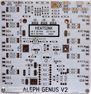 ALEPH GENUS V2 amplifier Board Set, Bare PCBs. Custom single ended Pure Class A - Picture 1 of 2