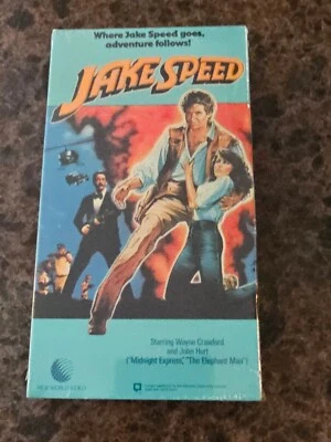 BRAND NEW Jake Speed (VHS; 1986) Wayne Crawford RARE Sealed OOP Watermarks - Image 1 of 4