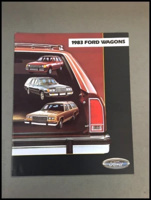 1983 Ford Station Wagon 16-page Sales Brochure Catalog LTD Country Squire Escort Foto 1 de 4