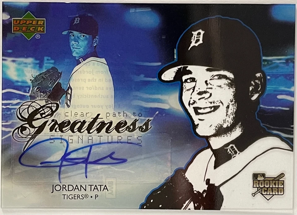 Jordan Tata 2006 Upper Deck Future Stars Autographed Card - Image 1 of 1