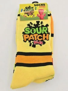 SOUR PATCH KIDS CREW CALCETINES UNISEX GRANDES HOMBRE TALLA: 8-12, MUJER TALLA: 9-13 (NUEVO) - Imagen 1 de 2