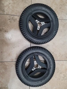 pair 14" 3.00-8 PERMOBIL FLAT FREE Primo Powertrax TIRES Foam Filled F3,F5,M3,M5 - Picture 1 of 5