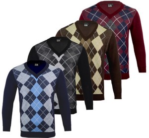 diamond pattern golf jumpers