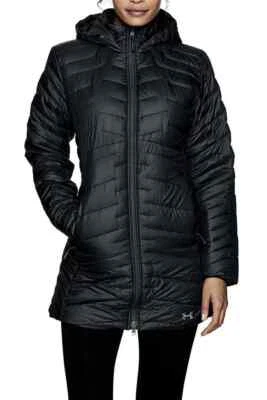 NUEVO $180 talla pequeña UNDER ARMOUR COLDGEAR REACTOR PARKA Negro Foto 1 de 4