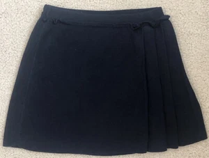 CREWCUTS size 4/5 Girls Navy Blue Pleated Pull on Knit Skirt - Picture 1 of 3