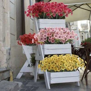 Künstliche Blumen Kunstblumen Veranda Garten Pflanzen Kunststoff Outdoor Deko - Bild 1 von 18