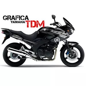 ANNIV AUFKLEBER VERKLEIDUNG WEISS SILBER SILVER FÜR YAMAHA 900 TDM 2002-2013 - Bild 1 von 4