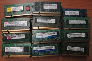 2GB DDR2 Laptop RAM Memory 2 X 1GB - DDR2 555 666 800 SODIMM PC2-6400 200pin RAM - Picture 1 of 1