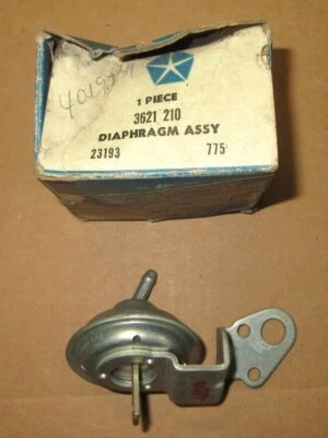 Diafragma estrangulador Mopar 3621210 1971-1975 340, 360, 400, 440 Plymouth, Dodge, NOS  Foto 1 de 2